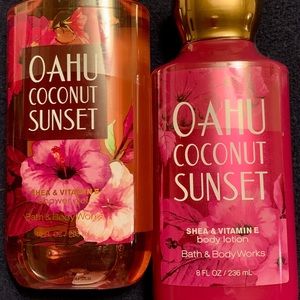 Bath & Body Works-Coconut Sunset Shower Gel&Lotion